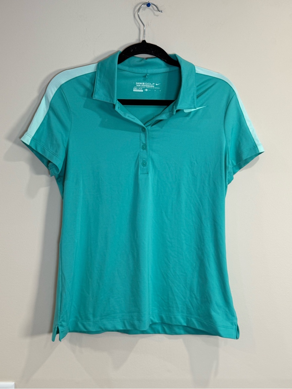 🔥Nike Golf Women’s Teal Short-Sleeve Polo Size M EC🔥